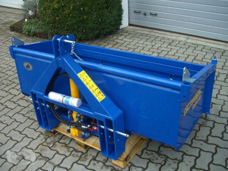 Heckcontainer tip Göweil "GHU10-1850" 1,97m Breit, DW, Blau, Hochkippschaufel *NEU*, Neumaschine in Tschirn (Poză 1)